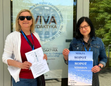 mgr Monika Gawin i dr Małgorzata Kudlik-Jędruch